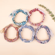 Set of 5 Soft Cotton Bandanas for Men & Women, Unisex Bandana Headband Wrap, Organic Cotton Bandanas